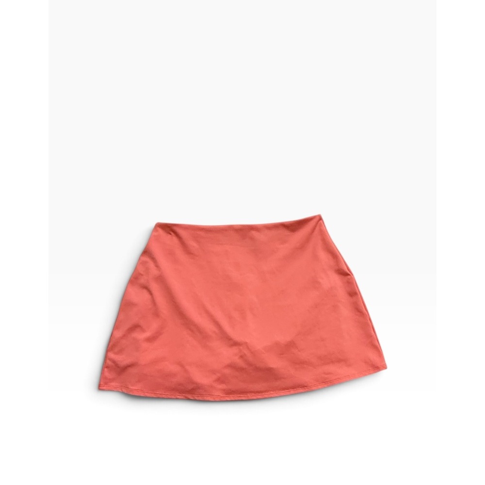 Nike Women M Coral Dri-FIT Wrap Tennis Skort Built In Shorts Athletic Y2K Sporty